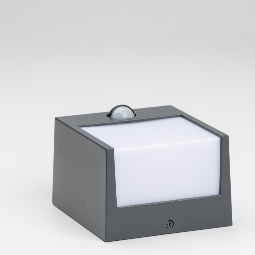 Brilagi- Applique murale extérieure avec détecteur TERNI LED/12W/230V anthracite IP44