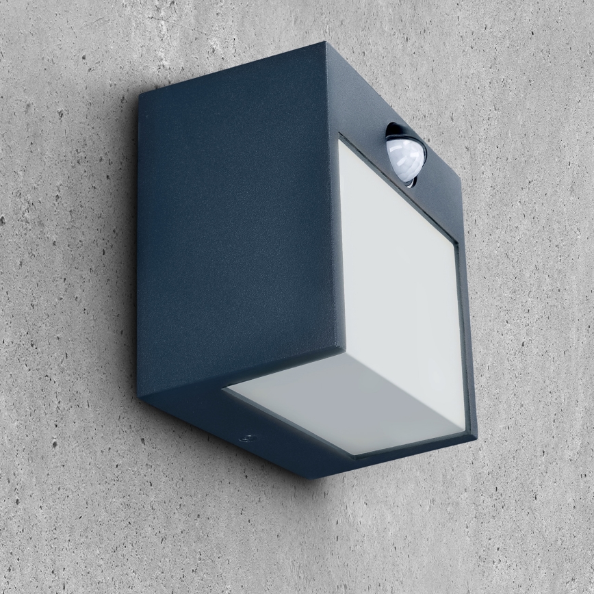 Brilagi- Applique murale extérieure avec détecteur TERNI LED/12W/230V anthracite IP44