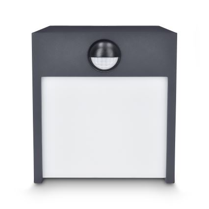 Brilagi- Applique murale extérieure avec détecteur TERNI LED/12W/230V anthracite IP44