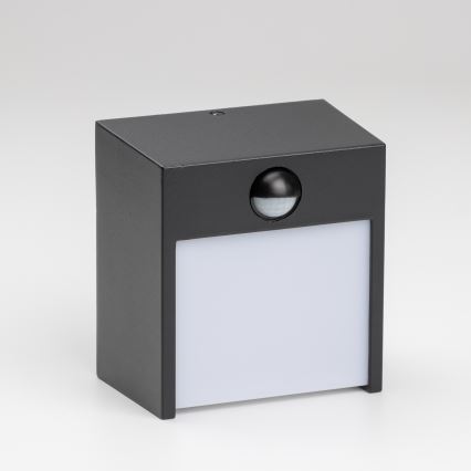 Brilagi-Applique murale extérieure avec détecteur TERNI LED/12W/230V noir IP44