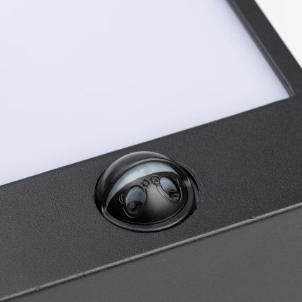 Brilagi-Applique murale extérieure avec détecteur TERNI LED/12W/230V noir IP44