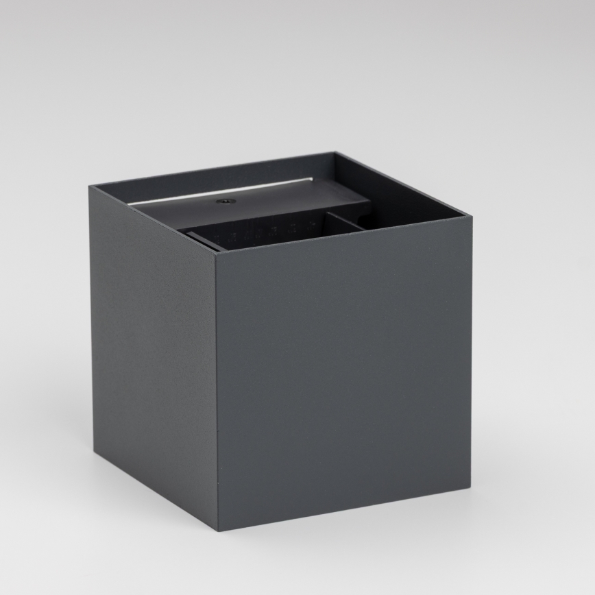 Brilagi - Applique murale extérieure CUBE LED/6W/230V anthracite IP54