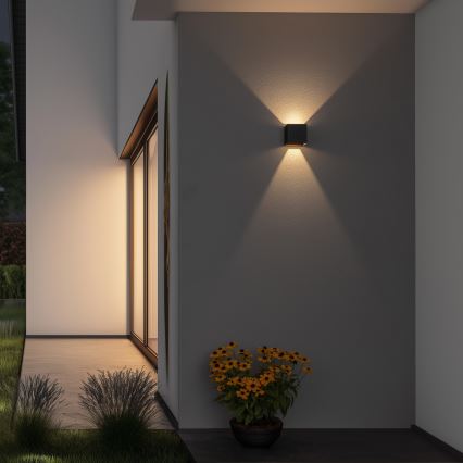 Brilagi - Applique murale extérieure CUBE LED/6W/230V anthracite IP54