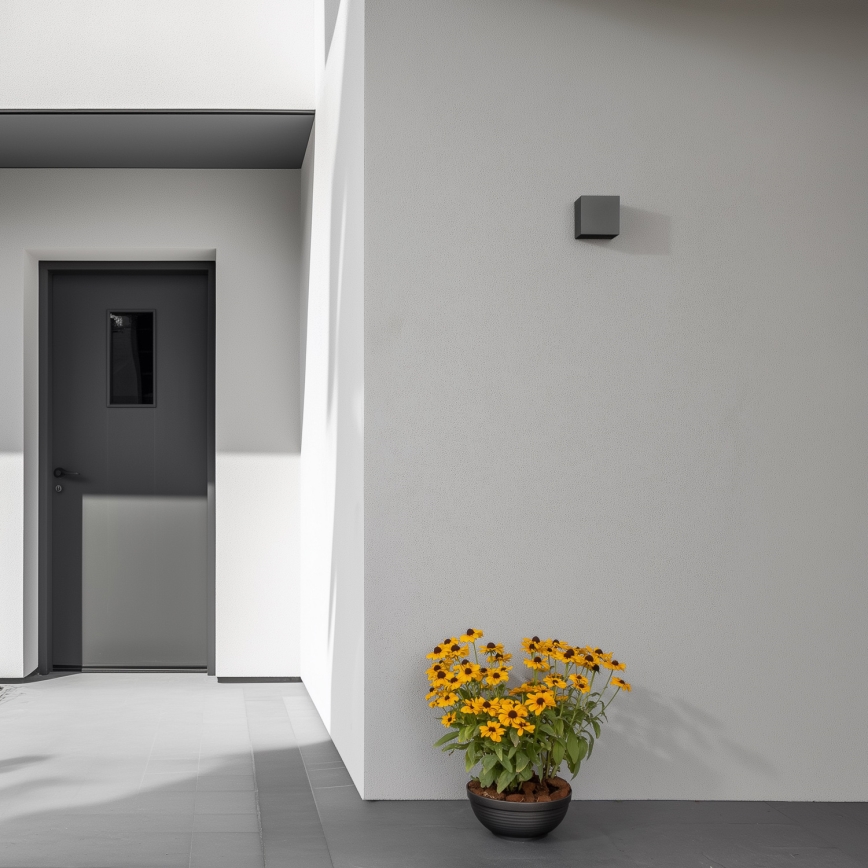 Brilagi - Applique murale extérieure CUBE LED/6W/230V anthracite IP54