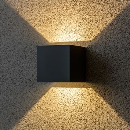 Brilagi - Applique murale extérieure CUBE LED/6W/230V anthracite IP54
