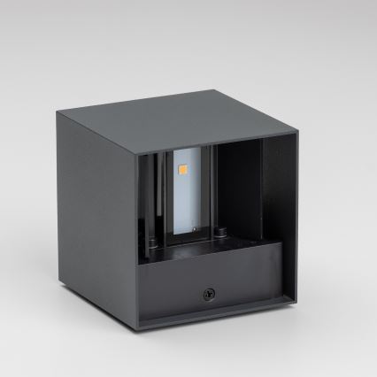 Brilagi - Applique murale extérieure CUBE LED/6W/230V anthracite IP54