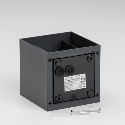 Brilagi - Applique murale extérieure CUBE LED/6W/230V anthracite IP54
