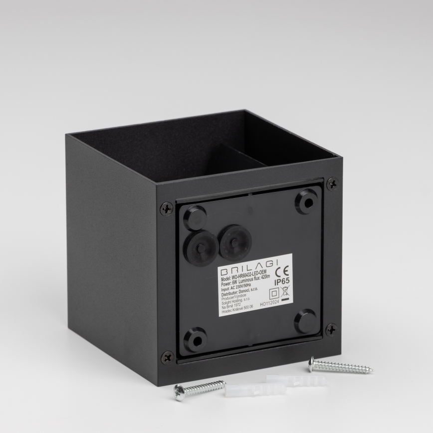 Brilagi - Applique murale extérieure CUBE LED/6W/230V IP54