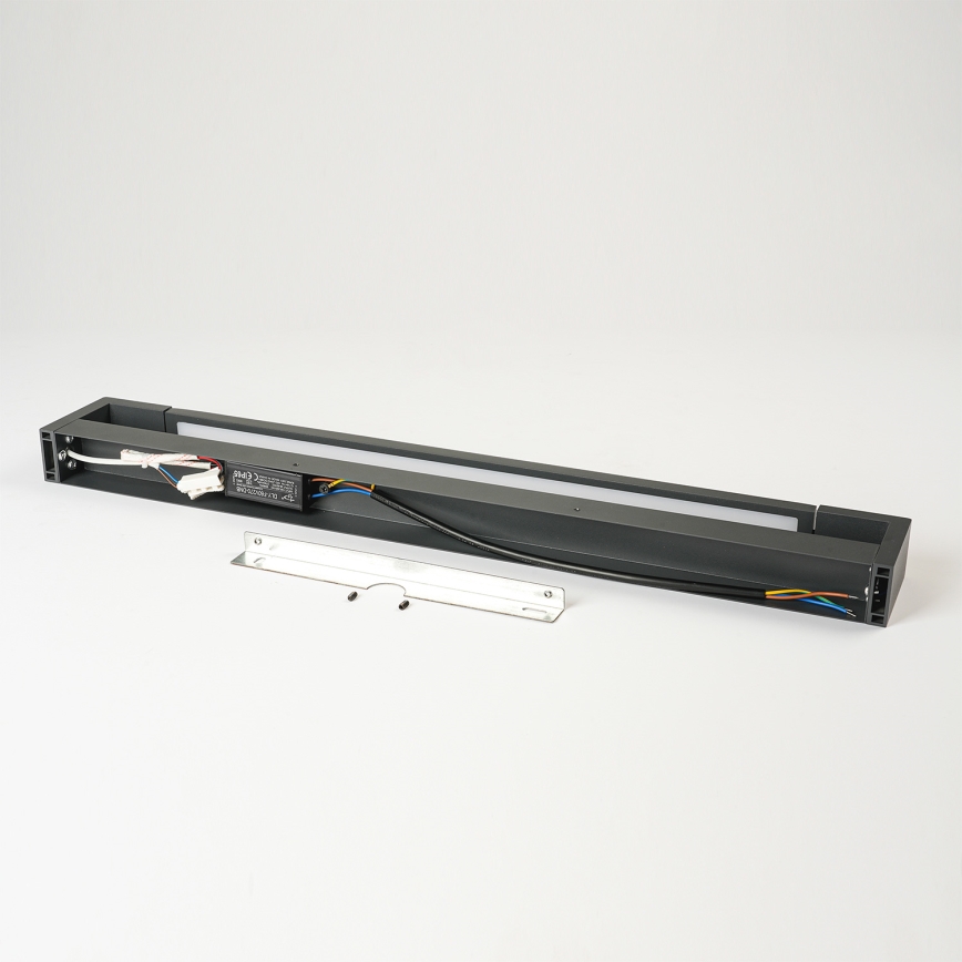 Brilagi - Applique murale d'extérieur AQUA LINE LED/18W/230V 60 cm IP44 anthracite IRC 90