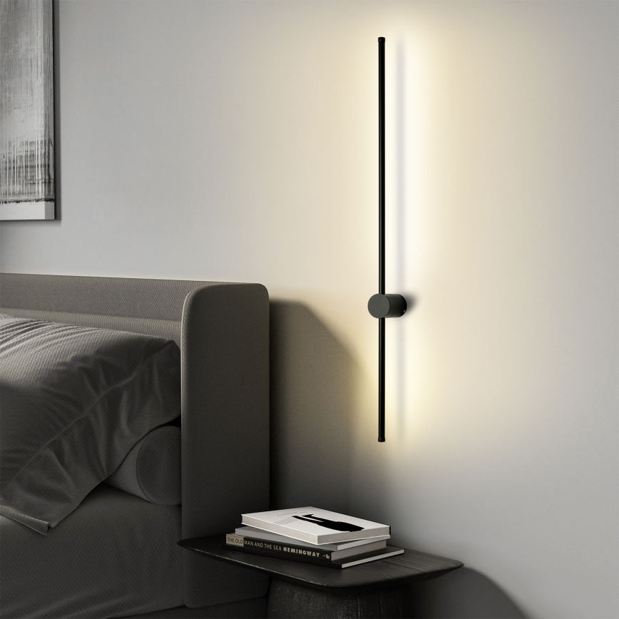 Brilagi - Applique murale d'extérieur AURA LED/20W/230V 4000K IP54 97 cm noir IRC 90