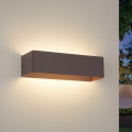 Brilagi - Applique murale extérieure LED DONNANI LED/12W/230V marron IP44