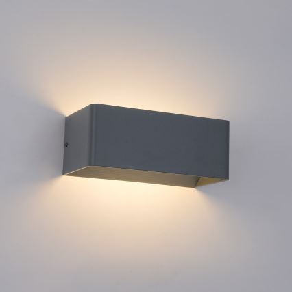 Brilagi - Applique murale extérieure LED DONNANI LED/7W/230V 20 cm anthracite IP44