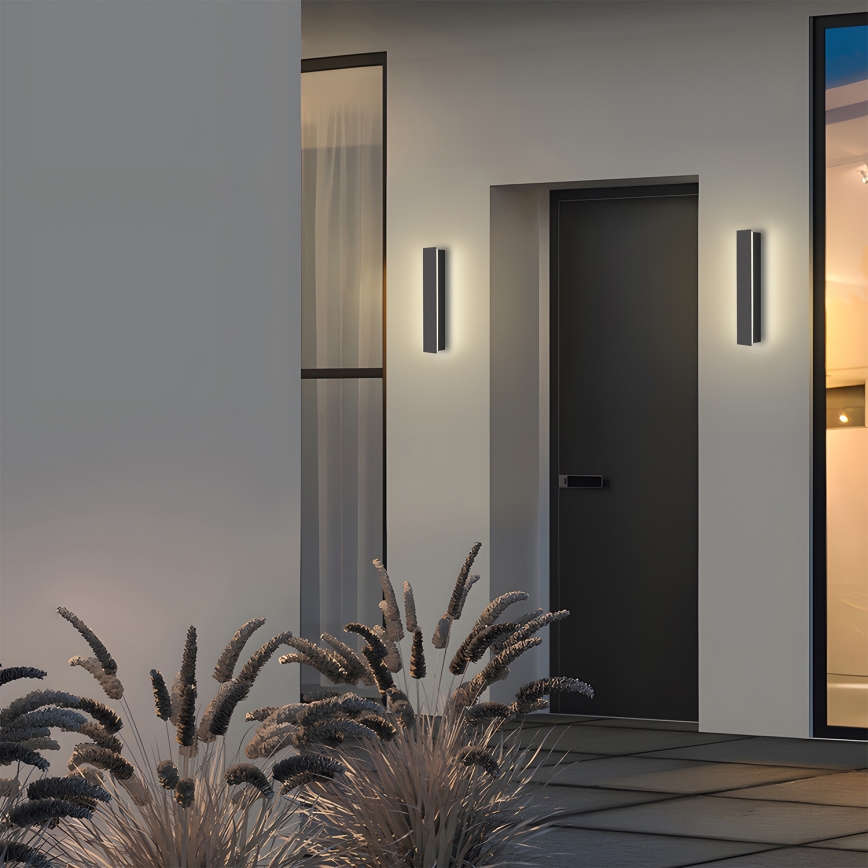 Brilagi - Applique murale d'extérieur LINEAR LED/8W/230V 4000K IP65 30 cm anthracite CRI 90