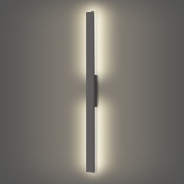 Brilagi - Applique murale extérieure LED LUNA, 24 W, 230 V, 4000 K, IP65, 100 cm, anthracite