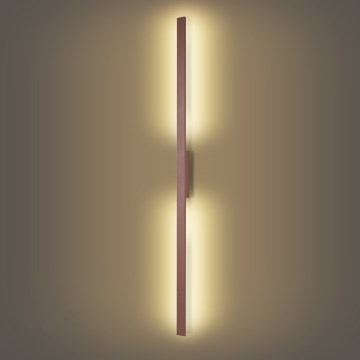 Brilagi - Applique murale extérieure LED LUNA LED/30W/230V 3000K IP65 150 cm marron IRC 90