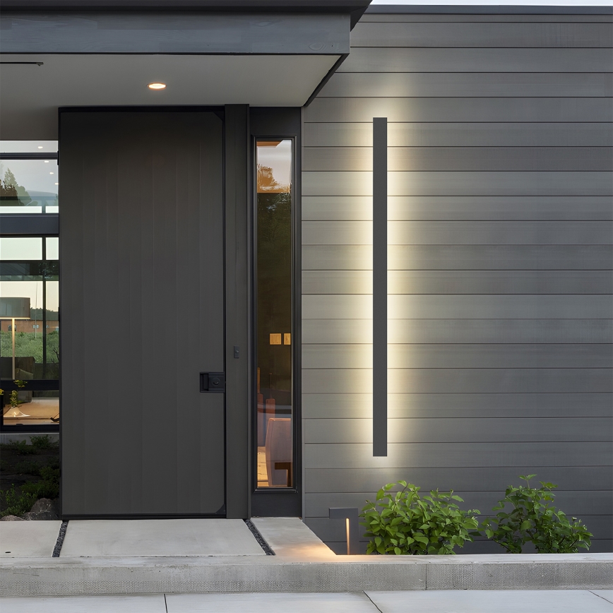 Brilagi - Applique murale d'extérieur LINEAR LED/32W/230V 3000K IP65 140 cm anthracite IRC 90