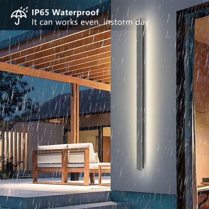 Brilagi - Applique murale d'extérieur LINEAR LED/32W/230V 3000K IP65 140 cm anthracite IRC 90
