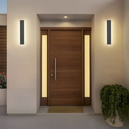 Brilagi - Applique murale extérieure LINEAR LED/8W/230V 3000K IP65 30 cm anthracite CRI 90