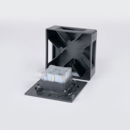 Brilagi - Applique murale extérieure QUADRAY LED/6W/230V anthracite IP54