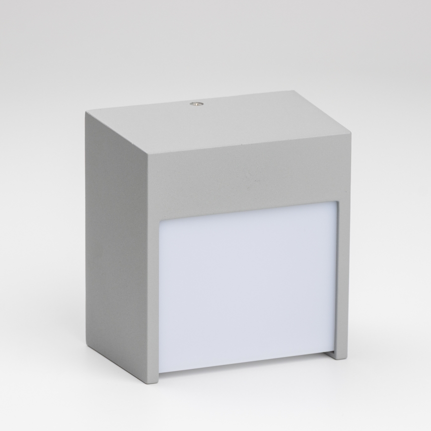 Brilagi - Applique murale extérieure TERNI LED/12W/230V gris IP44