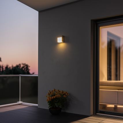 Brilagi - Applique murale extérieure TERNI LED/12W/230V gris IP44