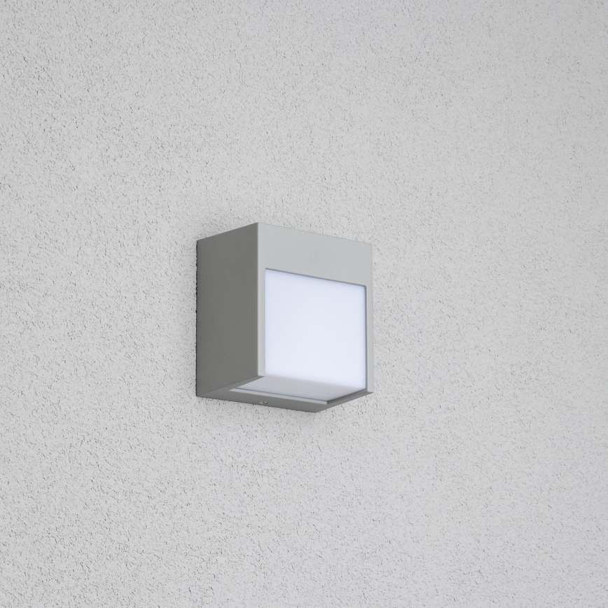 Brilagi - Applique murale extérieure TERNI LED/12W/230V gris IP44