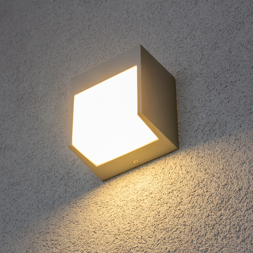 Brilagi - Applique murale extérieure TERNI LED/12W/230V gris IP44
