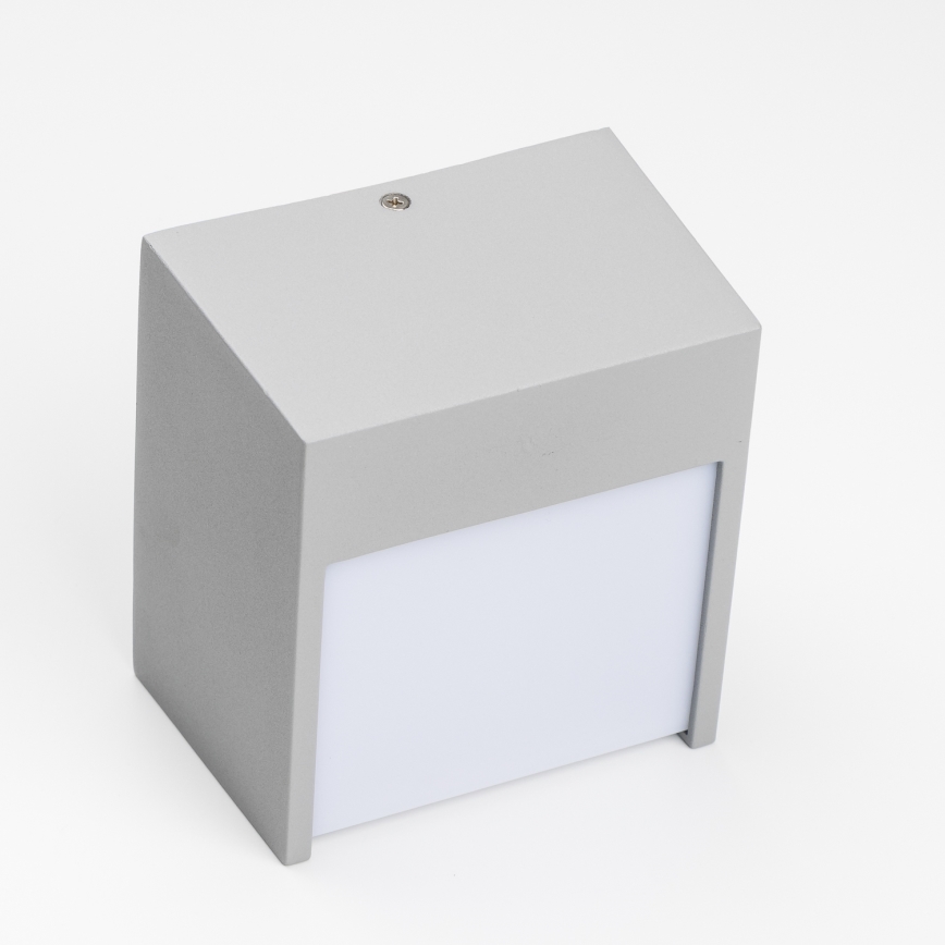 Brilagi - Applique murale extérieure TERNI LED/12W/230V gris IP44
