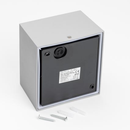 Brilagi - Applique murale extérieure TERNI LED/12W/230V gris IP44