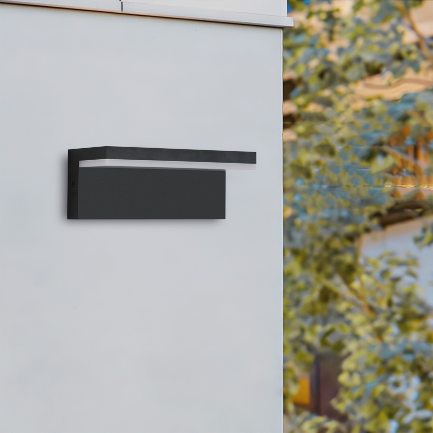 Brilagi - Applique murale extérieure TESSI LED/10W/230V noire IP54