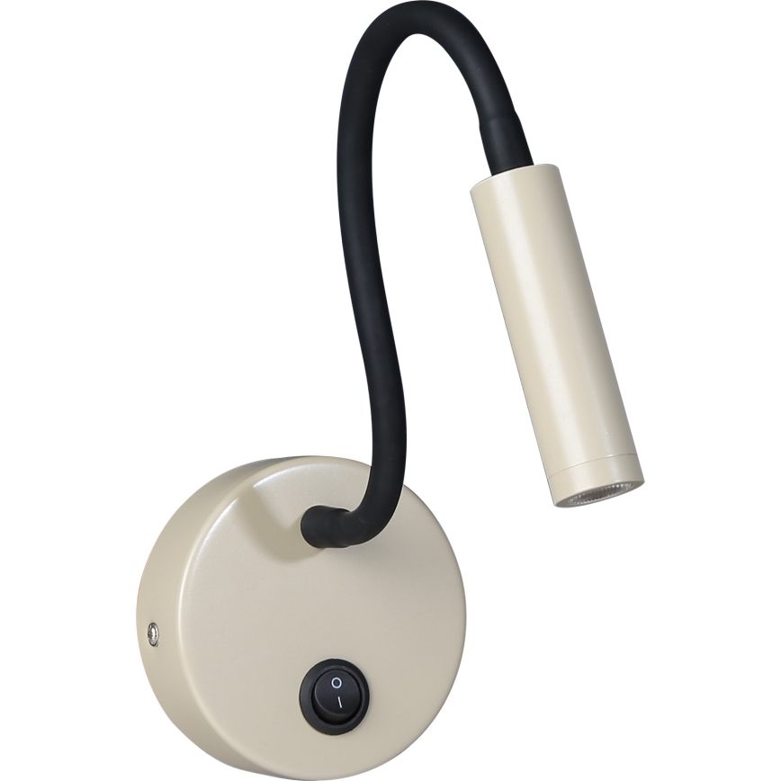 Brilagi - Applique murale flexible MAYA LED/3W/230V 4000K beige