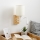 Brilagi - Applique murale flexible NUBILA WOOD 1xE27/25W/230V + LED/3W chêne/blanc/crème