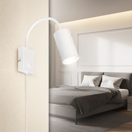 Brilagi - Applique murale flexible SELE 1xGU10/30W/230V blanc