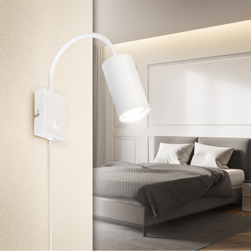 Brilagi - Applique murale flexible SELE 1xGU10/30W/230V blanc