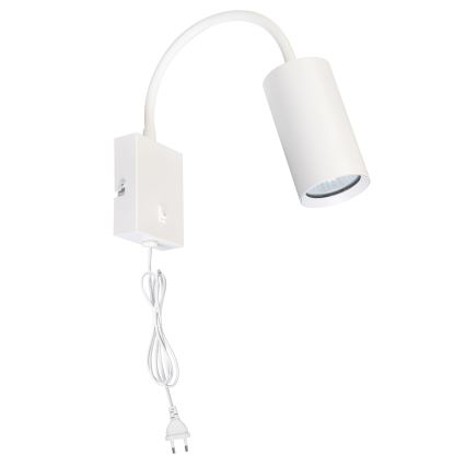Brilagi - Applique murale flexible avec interrupteur SELE 1xGU10/30W/230V blanche
