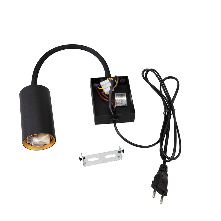 Brilagi - Applique murale flexible SELE 1xGU10/30W/230V noir/doré