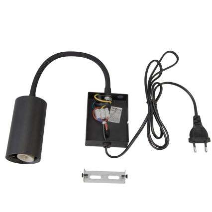 Brilagi - Applique murale flexible SELE avec interrupteur intégré, 1xGU10/30W/230V, noire