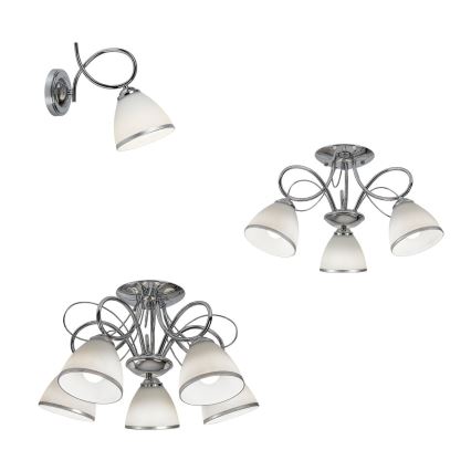 Brilagi - Applique murale FRED 1xE27/60W/230V chromé brillant