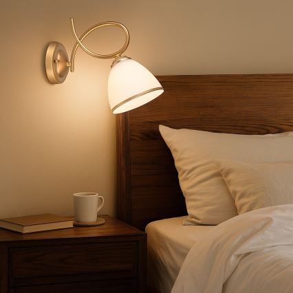 Brilagi - Applique murale FRED 1xE27/60W/230V dorée