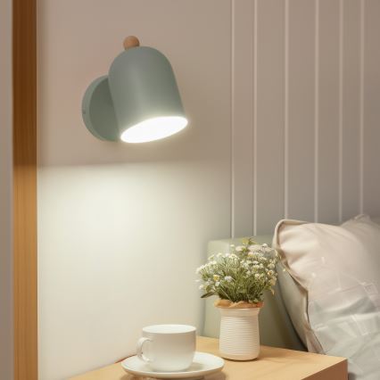 Brilagi - Applique murale GALLION 1xE27/15W/230V verte