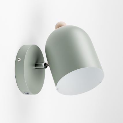 Brilagi - Applique murale GALLION 1xE27/15W/230V verte