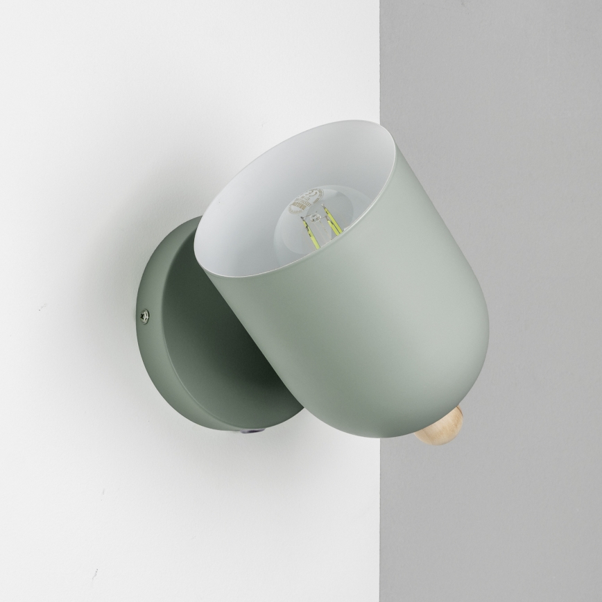 Brilagi - Applique murale GALLION 1xE27/15W/230V verte