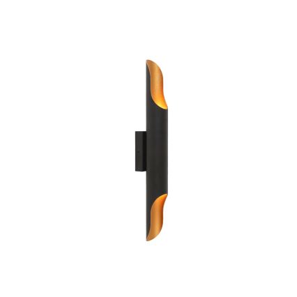 Brilagi - Applique murale KALMAR 2xE27/40W/230V noire/bronze