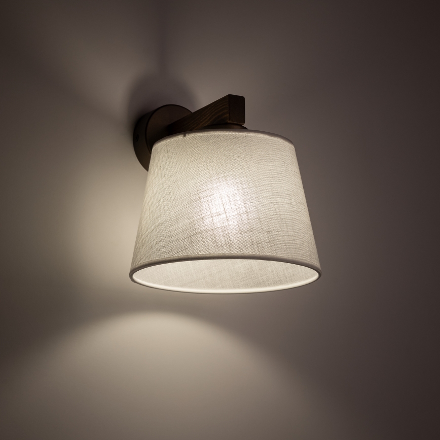Brilagi - Applique murale LATTE 1xE27/60W/230V pin/blanc