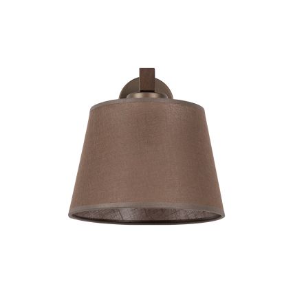 Brilagi - Applique murale LATTE 1xE27/60W/230V pin/marron