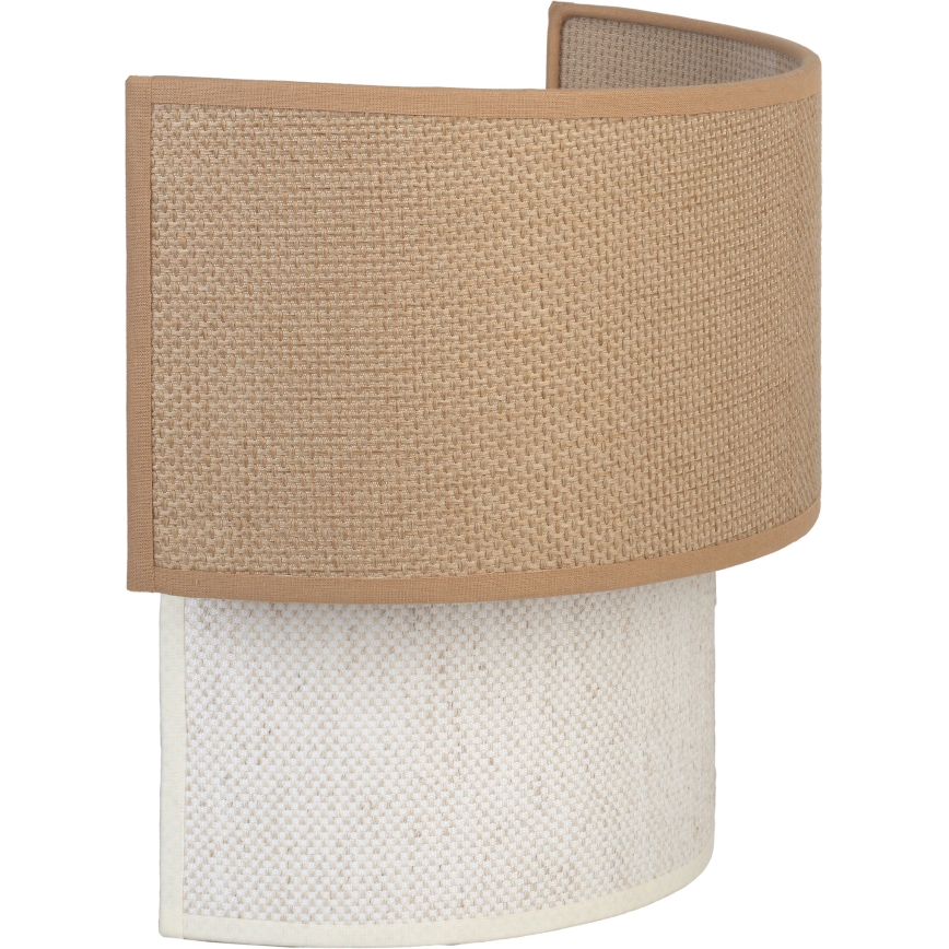 Brilagi - Applique murale LED BOHO ECO 1xE27/10W/230V beige/crème