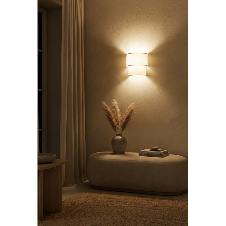 Brilagi - Applique murale LED BOHO ECO 1xE27/10W/230V crème