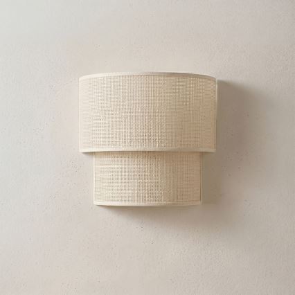 Brilagi - Applique murale LED BOHO ECO 1xE27/10W/230V crème