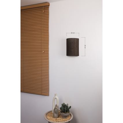 Brilagi - Applique murale LED BOHO STYLE 1xE27/15W/230V marron