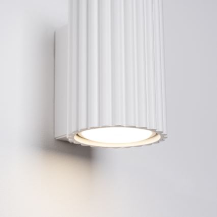 Brilagi - Applique murale LED CRESTO 1xGU10/10W/230V 10 cm blanche